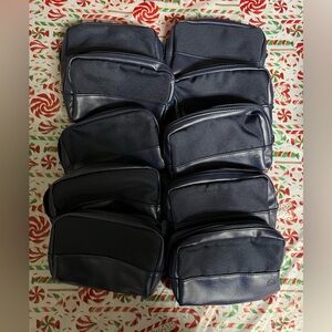 SET OF 2 Navy Blue Lufthansa Miniature Bag